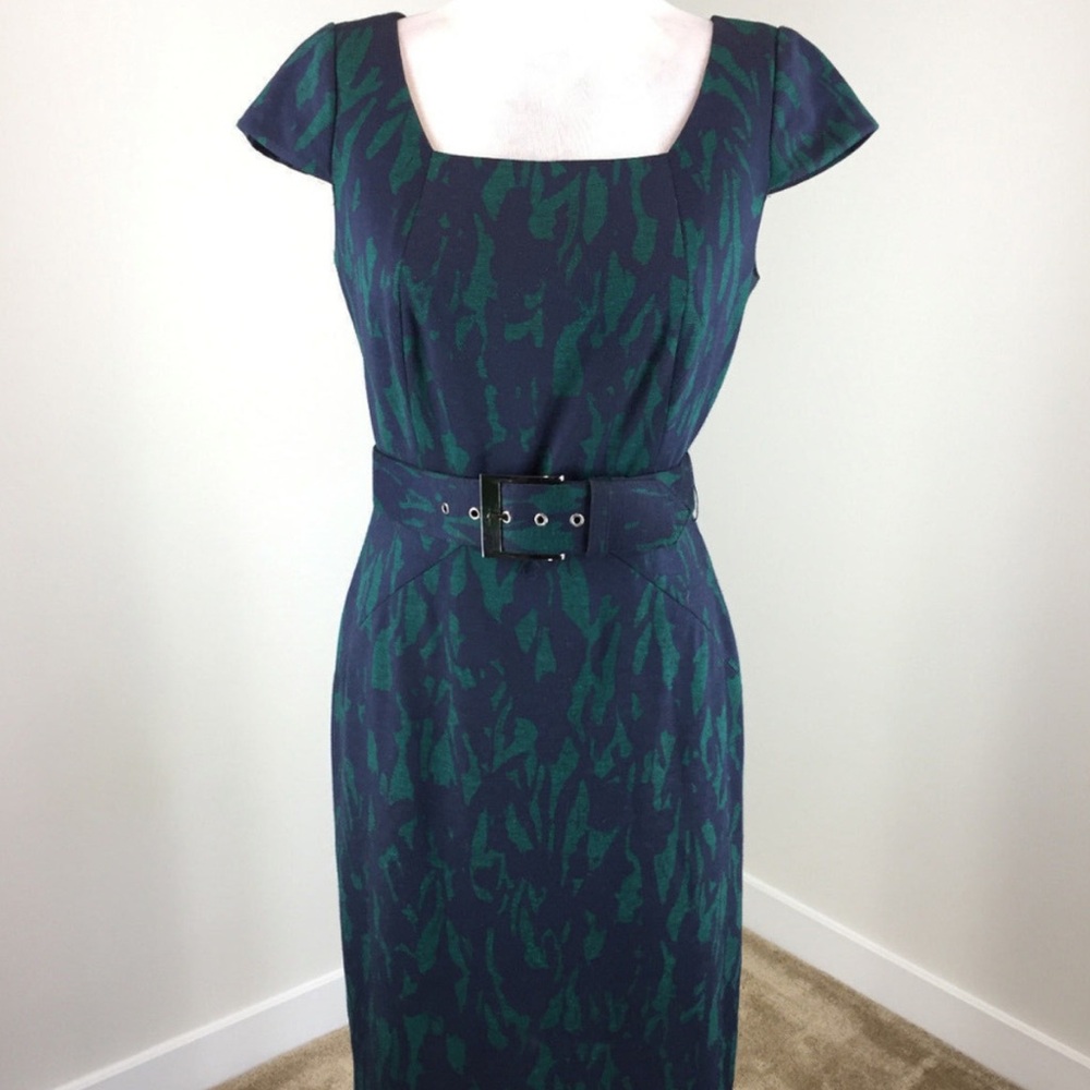 Tahari - belted sheath dress